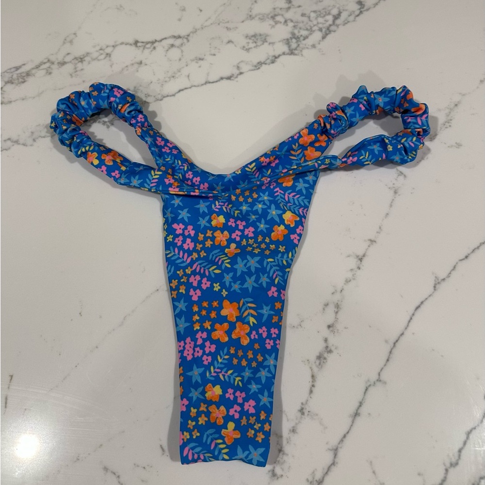 Kulani Kinis Blue Floral Bikini Bottom